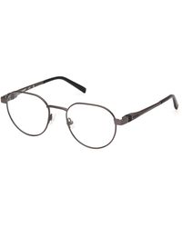 Timberland - Tb50028 007 Optical Frames Metal Round Normal - Lyst