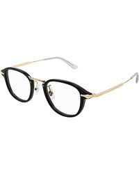 Montblanc - Mb0336O 001 Optical Frames Injected Transparent Round - Lyst