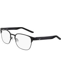 Nike - 8156 001 Optical Frames Metal Squared Normal Normal - Lyst