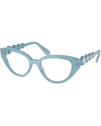 Swarovski - Sk2024 2004 Optical Frames Acetate Geometric Normal - Lyst