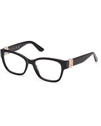Guess - Gu50120 001 Optical Frames Acetate Squared Normal - Lyst