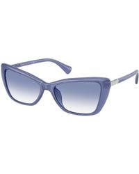 Ralph Lauren - Ra5332U 6248X0 Sunglasses Injected Cat Eye Normal Shaded - Lyst