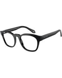 Giorgio Armani - Ar7242 5875 Optical Frames Acetate Transparent Squared Normal - Lyst