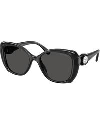 Swarovski - Sk6051U 108787 Sunglasses Injected Butterfly Normal - Lyst