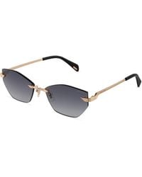 Police - Splu10 Electra 2 300 Sunglasses Metal Smoke Geometric Normal Nuanced - Lyst