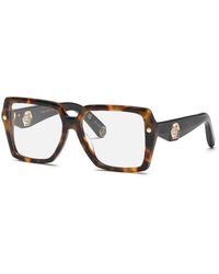 Philipp Plein - Vpp192 Plein Muse 779 Optical Frames Acetate Squared - Lyst