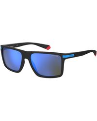 Polaroid - Pld 2098/S D51/5X Sunglasses Plastic Squared Polarized Mirror - Lyst