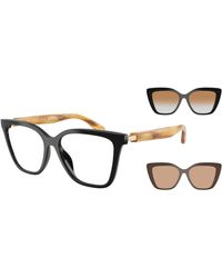 Emporio Armani - Ea4254U 62681W Sunglasses Injected Transparent Cat Eye Normal - Lyst