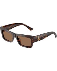 Jimmy Choo - Jc5063U 500273 Sunglasses Acetate Squared Normal - Lyst