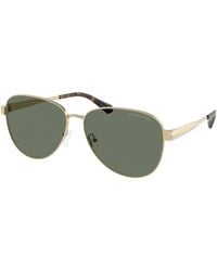 Michael Kors - Mk1160 Biarritz 10143H Sunglasses Metal Pilot Normal - Lyst