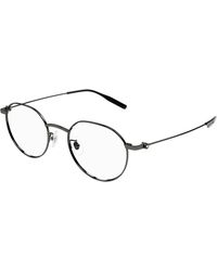 Montblanc - Mb0317Oa 003 Optical Frames Titanium Transparent Round - Lyst