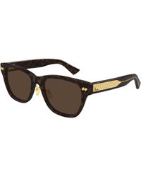 Bottega Veneta - Bv1402Sk 002 Sunglasses Acetate Squared - Lyst