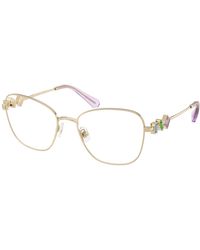 Swarovski - Sk1025 403M Optical Frames Metal Geometric Normal - Lyst