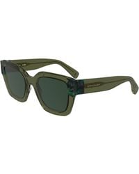 Longchamp - Lo771S 302 Sunglasses Acetate Squared Normal - Lyst