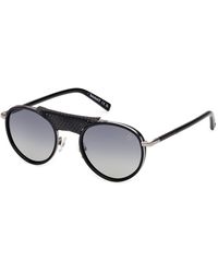Timberland - Tb00090 01D Sunglasses Injected Smoke Pilot Polarized - Lyst