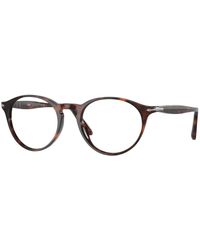 Persol - Po3092V 9015 Optical Frames Acetate Transparent Pantos Normal - Lyst