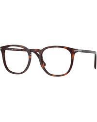 Persol - Po3318V 24 Optical Frames Acetate Transparent Pantos Normal - Lyst