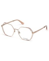 Guess - Gu2792 028 Optical Frames Metal Geometric Normal - Lyst