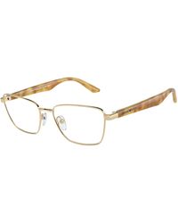 Emporio Armani - Ea1156 3013 Optical Frames Metal Geometric Normal - Lyst