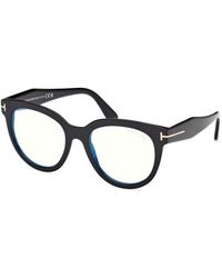 Tom Ford - Ft5987-B 001 Optical Frames Acetate Butterfly Normal - Lyst