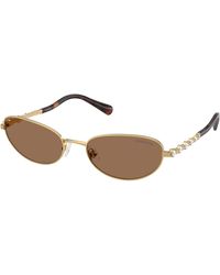 Swarovski - Sk7044 400473 Sunglasses Metal Round Normal - Lyst