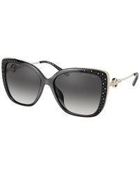 Michael Kors - Mk2161Bu East Hampton 31108G Sunglasses Plastic Butterfly Normal Shaded - Lyst