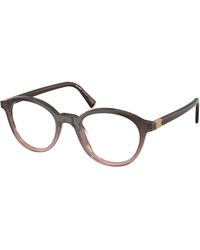 Miu Miu - Mu 02Wv 25C1O1 Optical Frames Acetate Transparent Round Normal - Lyst