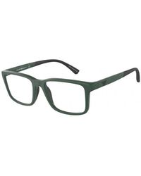 Emporio Armani - Ea3203 5058 Optical Frames Plastic Squared - Lyst