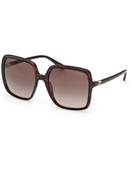 Guess - Gu00280 52F Sunglasses Injected Squared Normal - Lyst