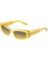 Dolce & Gabbana - Dg4445 343311 Sunglasses Acetate Cat Eye Normal Shaded - Lyst