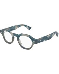 Bottega Veneta - Bv1487O 004 Optical Frames Acetate Transparent Round - Lyst