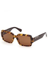 MAX&Co. - Mo0168 53E Sunglasses Acetate Squared Normal - Lyst