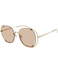Emporio Armani - Ea2168 301393 Sunglasses Metal Geometric Normal - Lyst