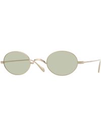 Oliver Peoples - Ov1185 Calidor 5344 Optical Frames Metal Round Normal - Lyst