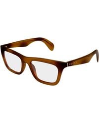 Gucci - Gg1933O 002 Optical Frames Injected Transparent Squared - Lyst