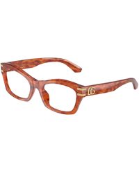 Dolce & Gabbana - Dg3420 3452 Optical Frames Acetate Transparent Butterfly Normal - Lyst