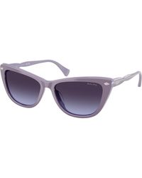 Ralph Lauren - Ra5346U 63014Q Sunglasses Acetate Cat Eye Normal Shaded - Lyst