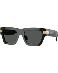 Versace - Ve4464 Gb1/87 Sunglasses Acetate Squared Normal - Lyst