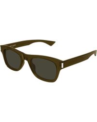 Saint Laurent - Sl 877 004 Sunglasses Acetate Squared - Lyst