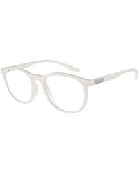 Emporio Armani - Ea3229 5344 Optical Frames Injected Transparent Pantos Normal - Lyst