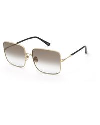 Nina Ricci - Snr483 300 Sunglasses Metal Squared Normal Nuanced - Lyst