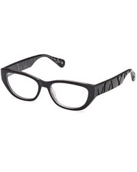 MAX&Co. - Mo5224 001 Optical Frames Injected Round Normal - Lyst
