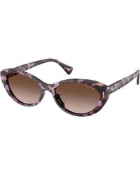 Ralph Lauren - Ra5350U 634213 Sunglasses Acetate Round Normal Nuanced - Lyst