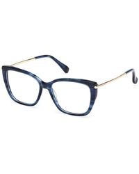 Max Mara - Mm5007 092 Optical Frames Acetate Squared Normal - Lyst