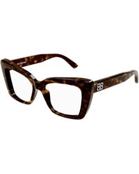 Balenciaga - Bb0297O 002 Optical Frames Acetate Squared - Lyst