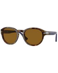 Persol - Po3304S 118433 Sunglasses Acetate Round Normal - Lyst