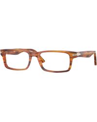 Persol - Po3050V 1157 Optical Frames Acetate Transparent Squared Normal - Lyst