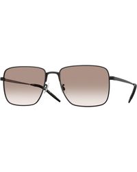 Oliver Peoples - Ov1374T Welston 5062 Optical Frames Titanium Squared Normal - Lyst