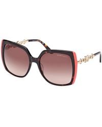 Guess - Gm00005 92W Sunglasses Acetate Squared Normal Shaded - Lyst