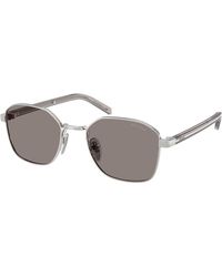 Prada - Pr C50S 1Bc80Q Sunglasses Steel Squared Normal - Lyst